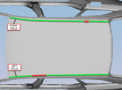 roof seem inspection with JOSY